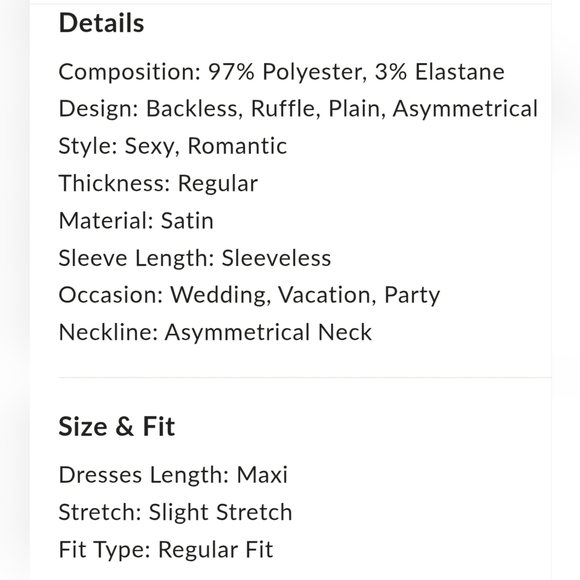 Asymmetrical Ruffle Backless Long Dress - yellow - Picture 7 of 8